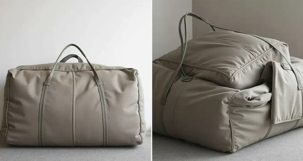 stored safely in a waterproof carrying bag.
